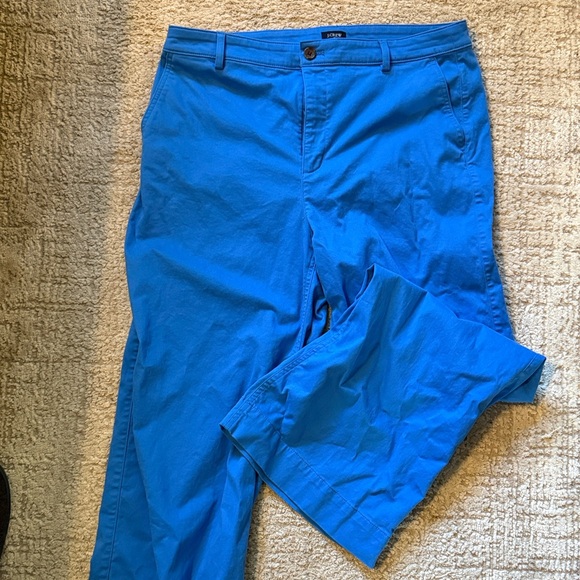 J. Crew Cobalt Blue Wide Leg Pants - Picture 5 of 5